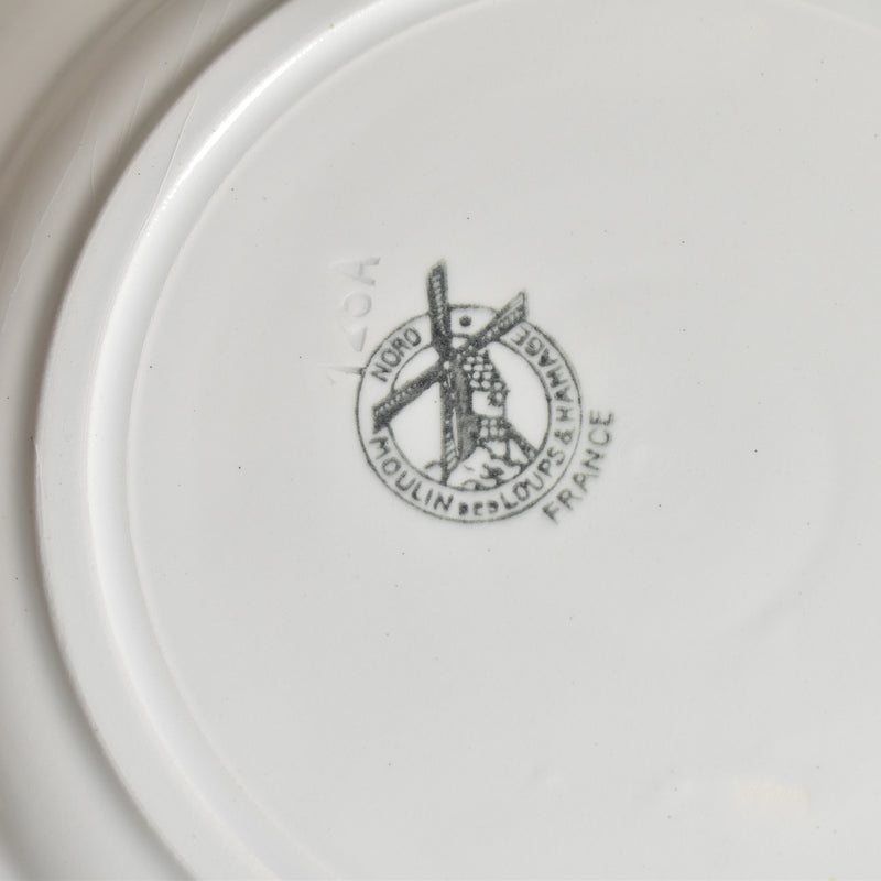 Vintage Plate, MULLION DEROO, White, C