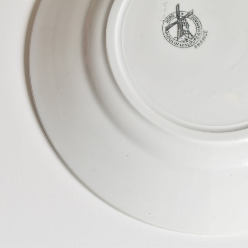 Vintage Plate, MULLION DEROO, White, C