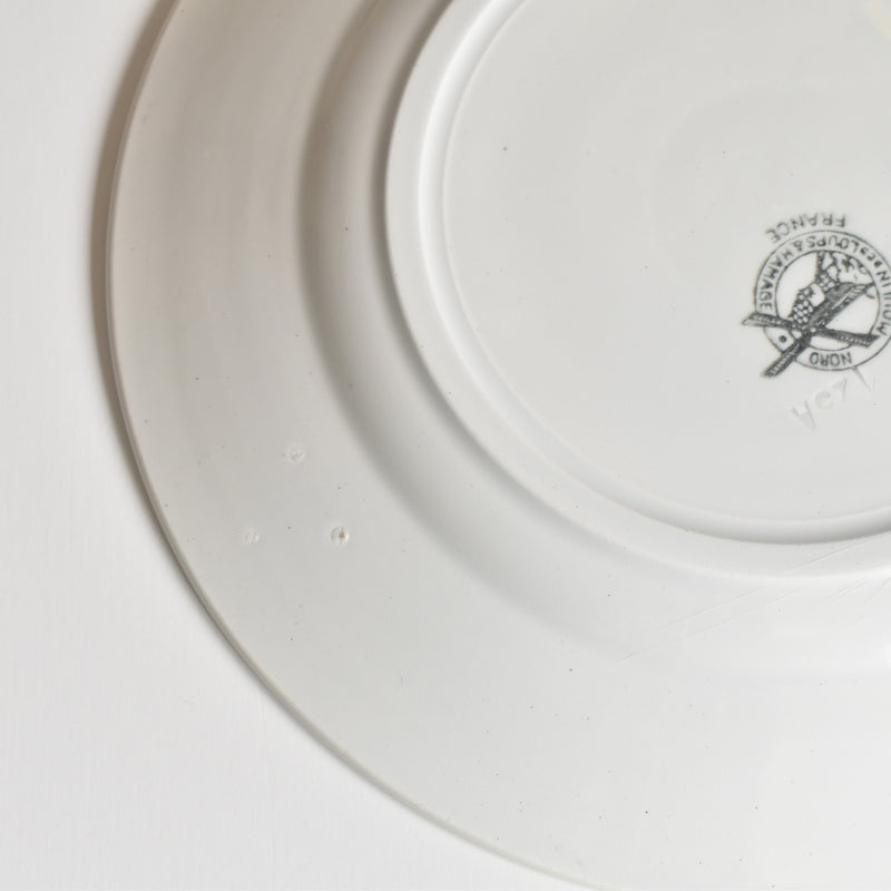 Vintage Plate, MULLION DEROO, White, C