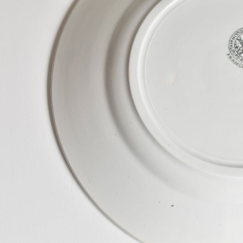 Vintage Plate, MULLION DEROO, White, C