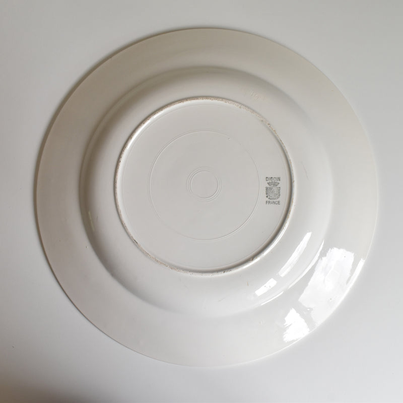 ヴィンテージ大皿 ディゴワン＆サルグミンヌ ホワイト 37.3cm