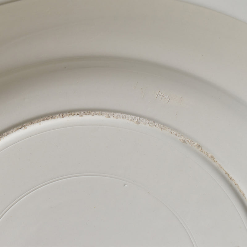 ヴィンテージ大皿 ディゴワン＆サルグミンヌ ホワイト 37.3cm
