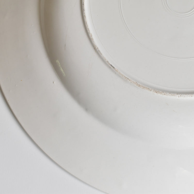 ヴィンテージ大皿 ディゴワン＆サルグミンヌ ホワイト 37.3cm