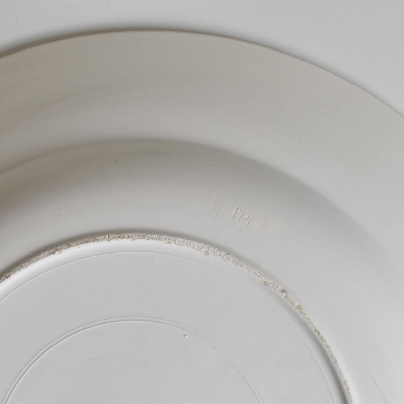 ヴィンテージ大皿 ディゴワン＆サルグミンヌ ホワイト 37.3cm