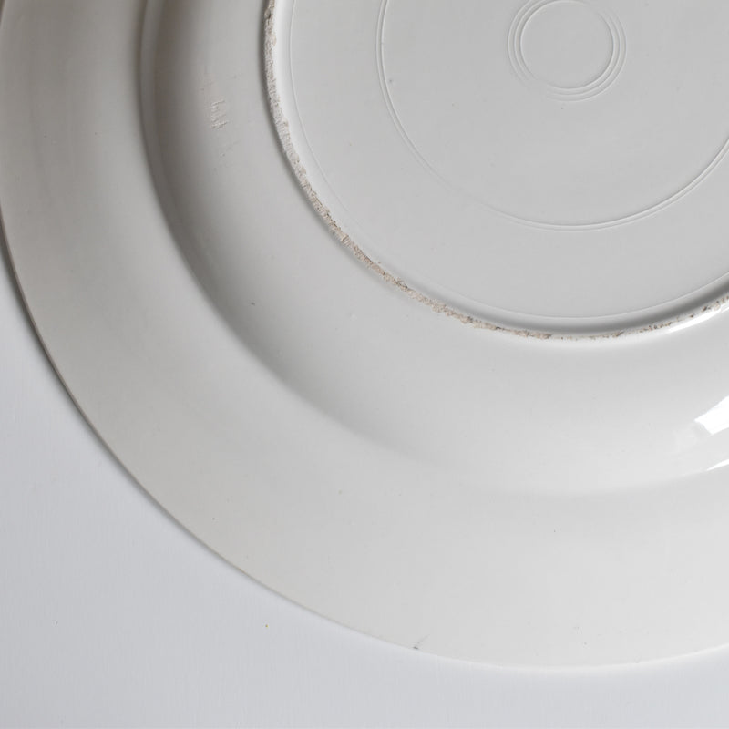 ヴィンテージ大皿 ディゴワン＆サルグミンヌ ホワイト 37.3cm