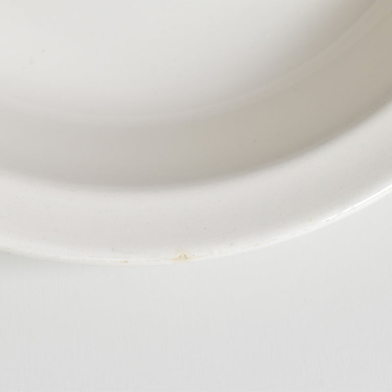ヴィンテージ深い大皿 ディゴワン＆サルグミンヌ ホワイト A