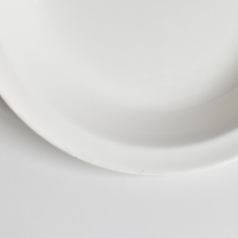 ヴィンテージ深い大皿 ディゴワン＆サルグミンヌ ホワイト A