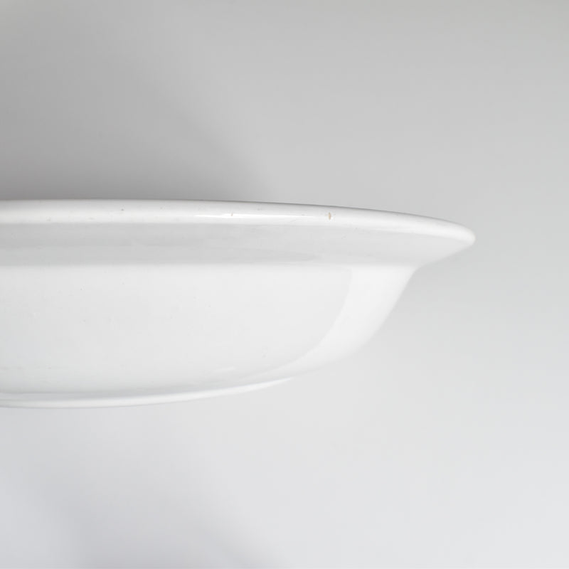 ヴィンテージ深い大皿 ディゴワン＆サルグミンヌ ホワイト B