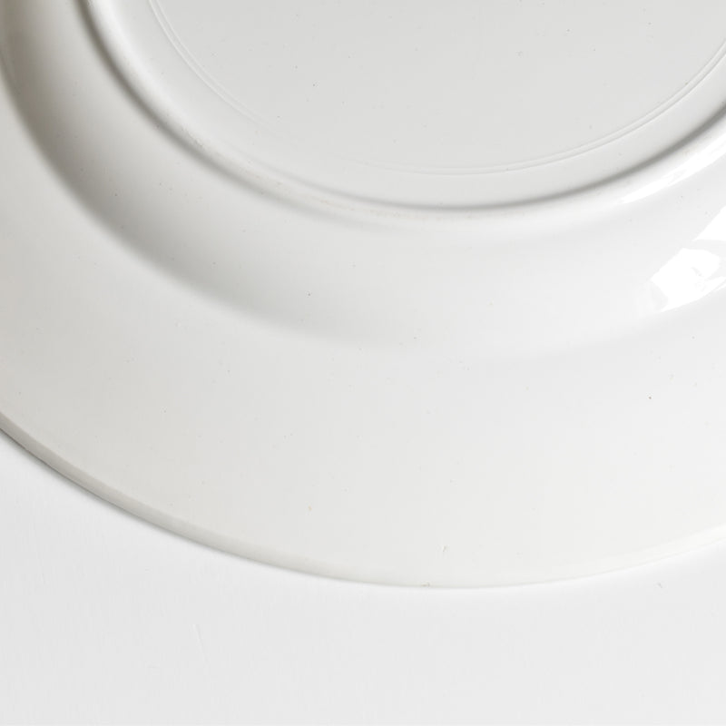 Vintage Large Digoin & Sarreguemines White Plate 33.5cm