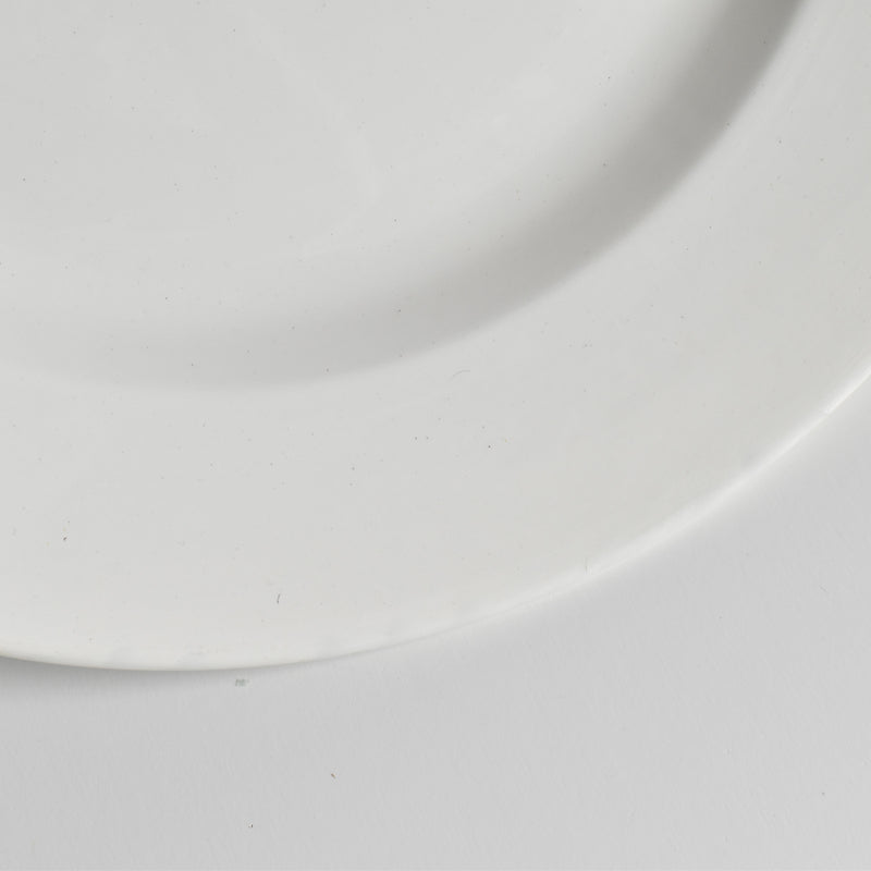 Vintage Large Digoin & Sarreguemines White Plate 33.5cm