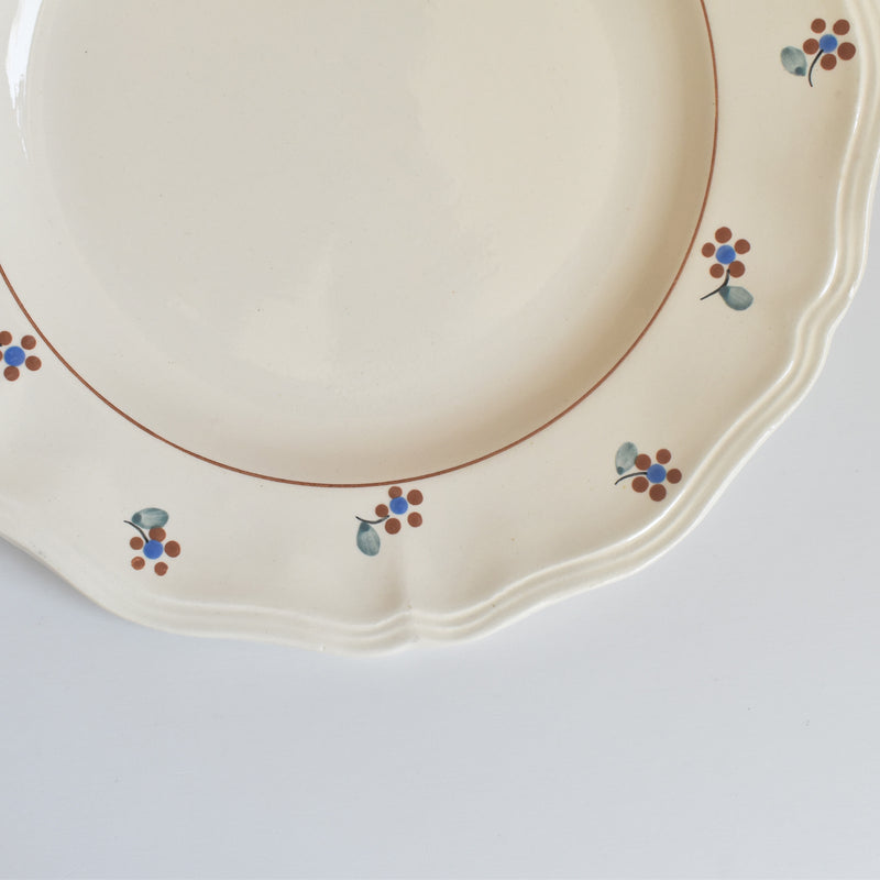 Vintage Plate Digoin & Sarreguemines Arromanches A