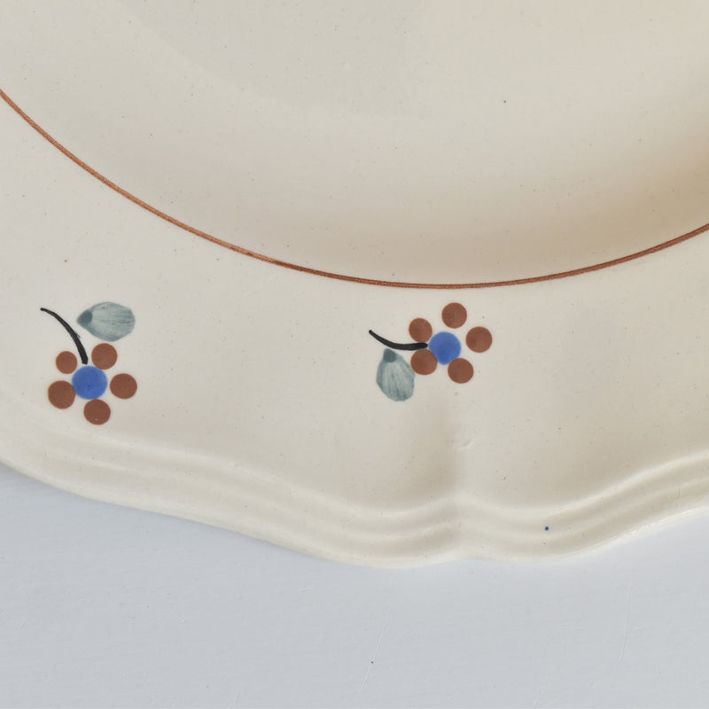 Vintage Plate Digoin & Sarreguemines Arromanches A