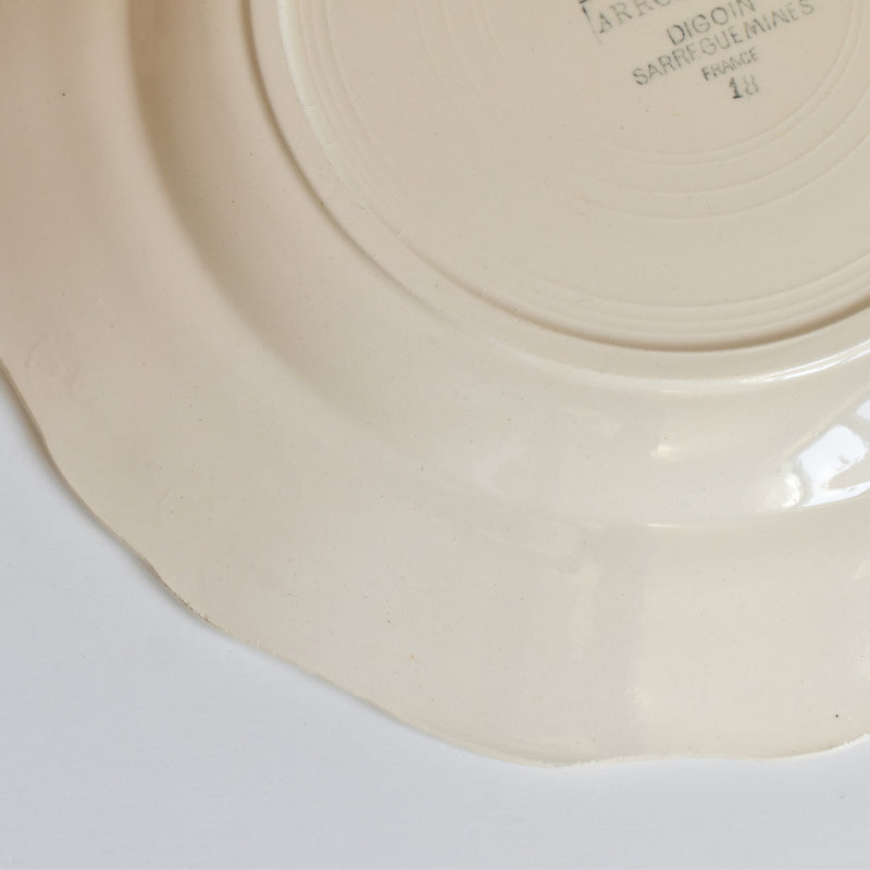 Vintage Plate Digoin & Sarreguemines Arromanches A