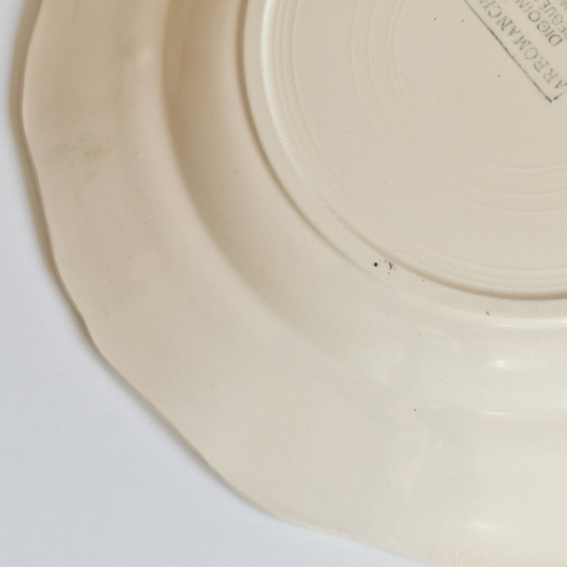 Vintage Plate Digoin & Sarreguemines Arromanches A