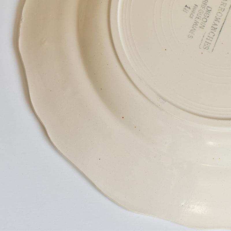 Vintage Plate Digoin & Sarreguemines Arromanches A