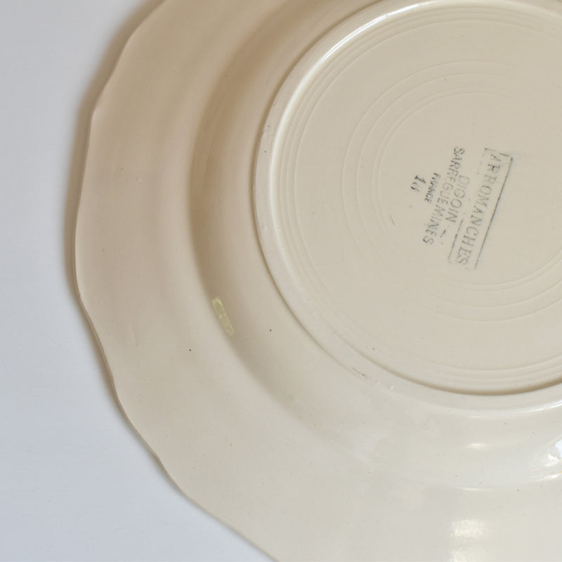 Vintage Plate Digoin & Sarreguemines Arromanches B