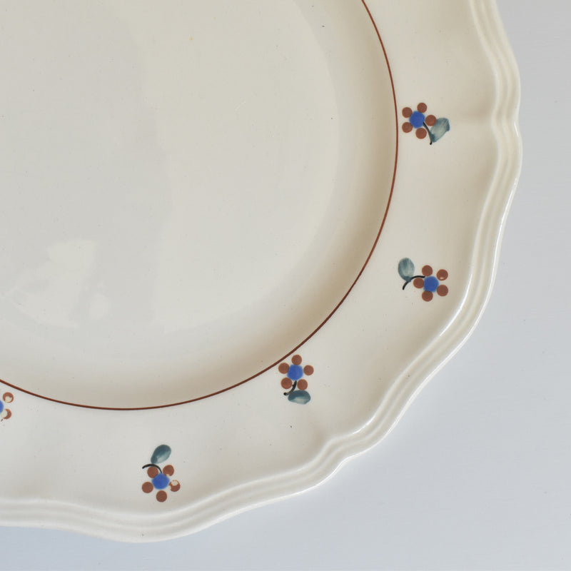 Vintage Plate Digoin & Sarreguemines Arromanches C