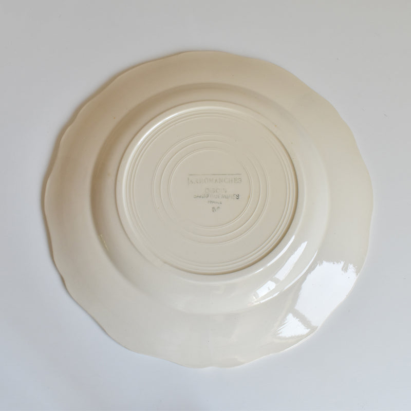 Vintage Plate Digoin & Sarreguemines Arromanches C