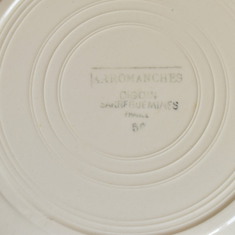 Vintage Plate Digoin & Sarreguemines Arromanches C