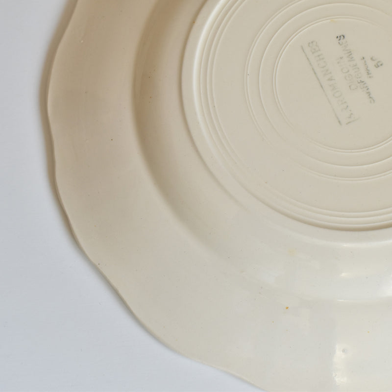 Vintage Plate Digoin & Sarreguemines Arromanches C