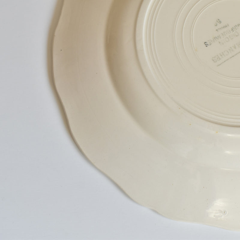 Vintage Plate Digoin & Sarreguemines Arromanches C