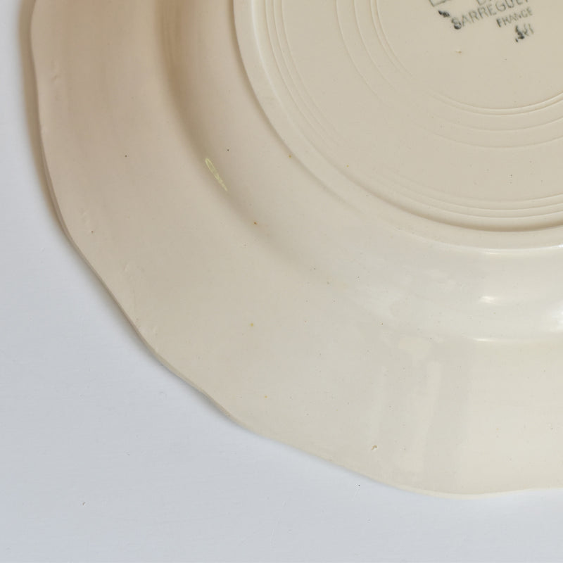 Vintage plate Digoin & Sarreguemines Arromanches D