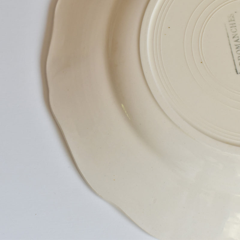 Vintage plate Digoin & Sarreguemines Arromanches D