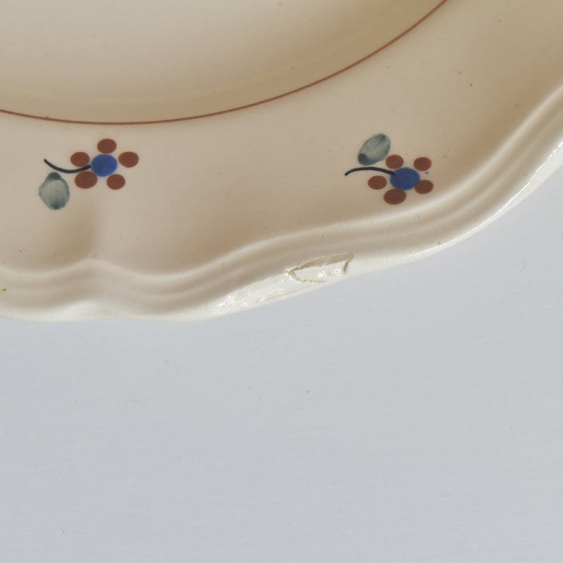 Vintage plate Digoin & Sarreguemines Arromanches D
