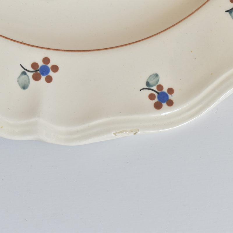 Vintage plate Digoin & Sarreguemines Arromanches D