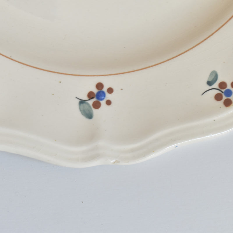 Vintage Plate Digoin & Sarreguemines Arromanches E