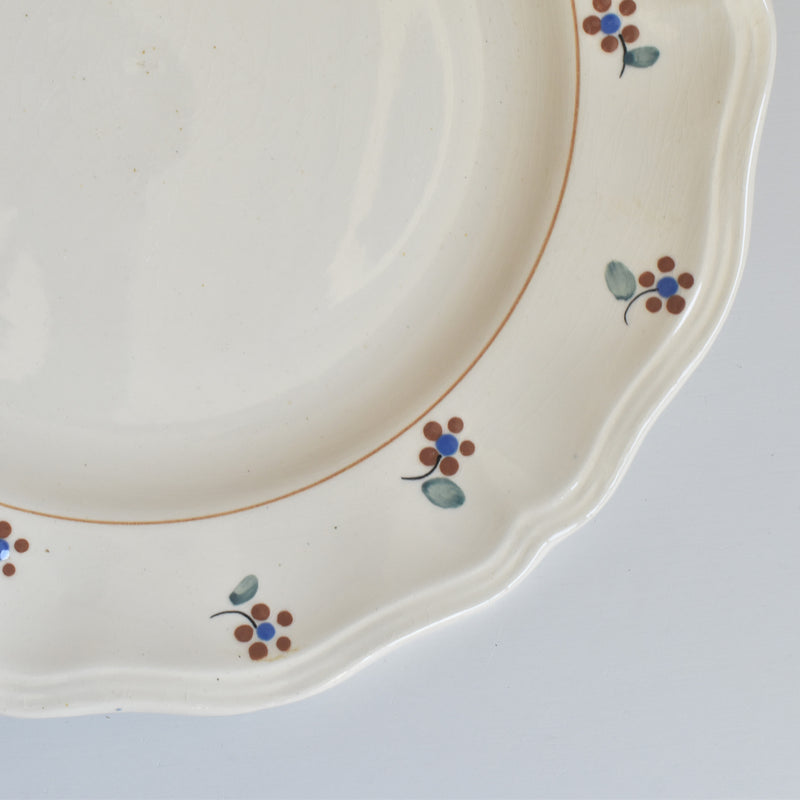 Vintage Plate Digoin & Sarreguemines Arromanches E