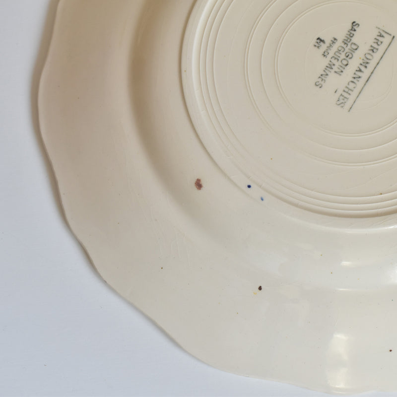 Vintage Plate Digoin & Sarreguemines Arromanches E