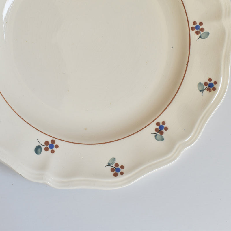 Vintage plate Digoin & Sarreguemines Arromanches F