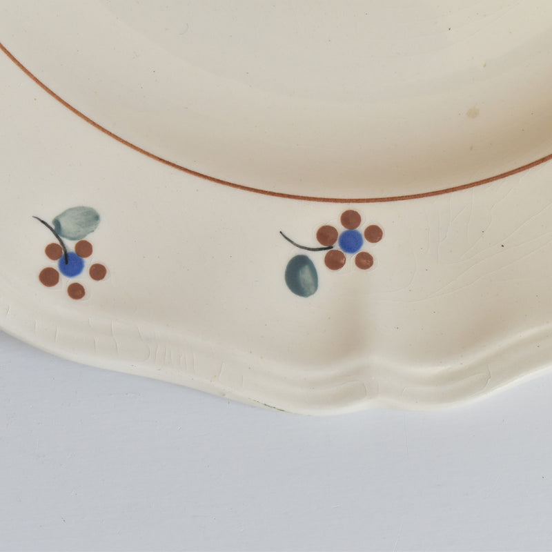 Vintage plate Digoin & Sarreguemines Arromanches F