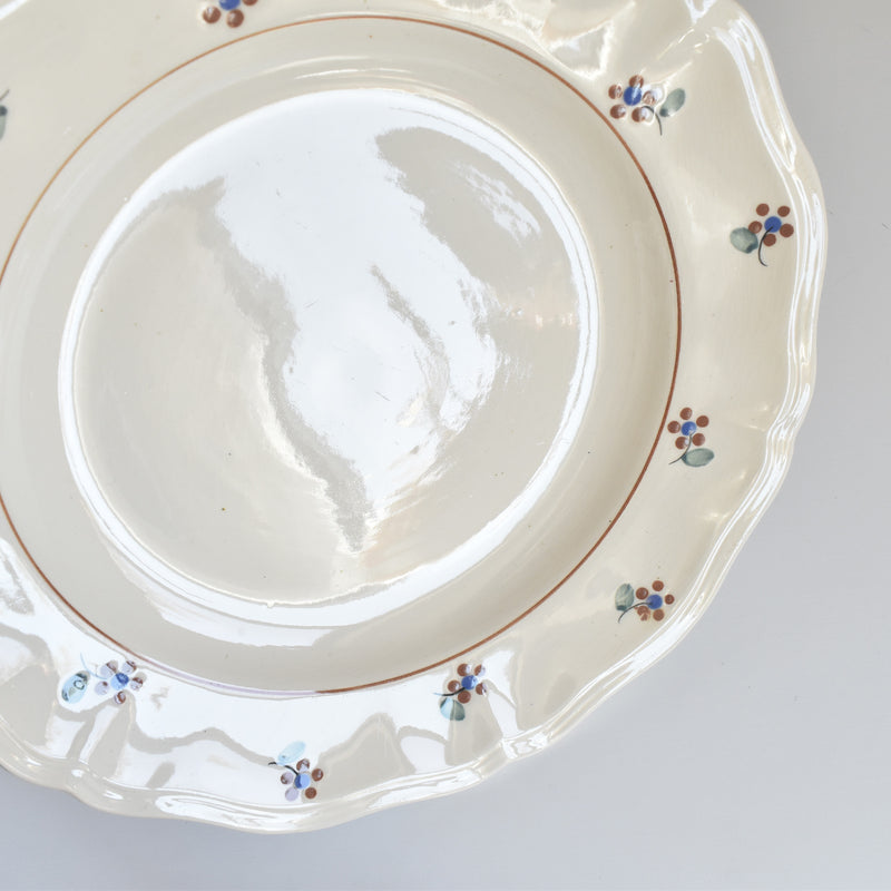 Vintage plate Digoin & Sarreguemines Arromanches F