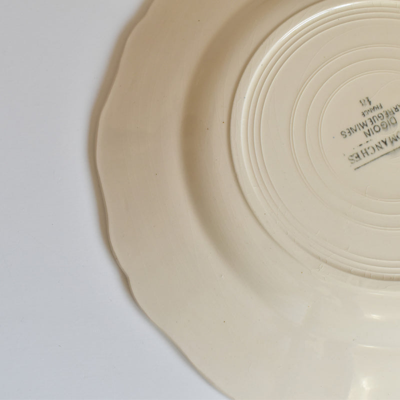 Vintage plate Digoin & Sarreguemines Arromanches F