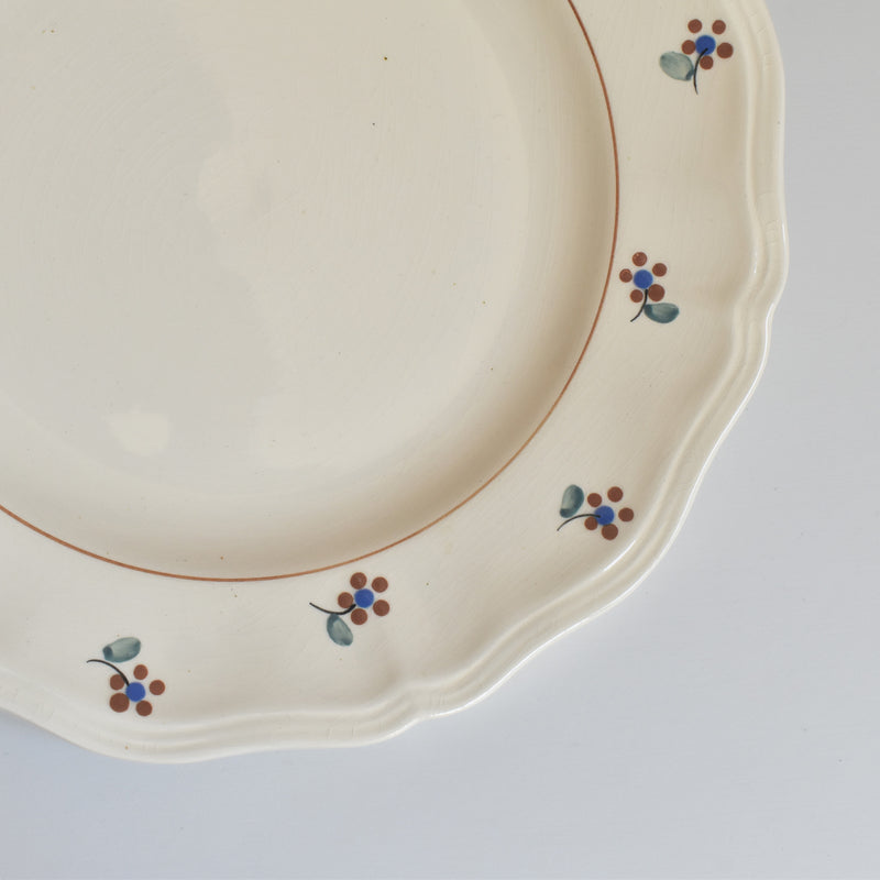 Vintage plate Digoin & Sarreguemines Arromanches F