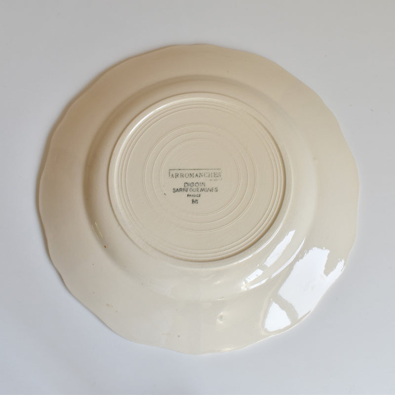 Vintage Plate Digoin & Sarreguemines Arromanches G