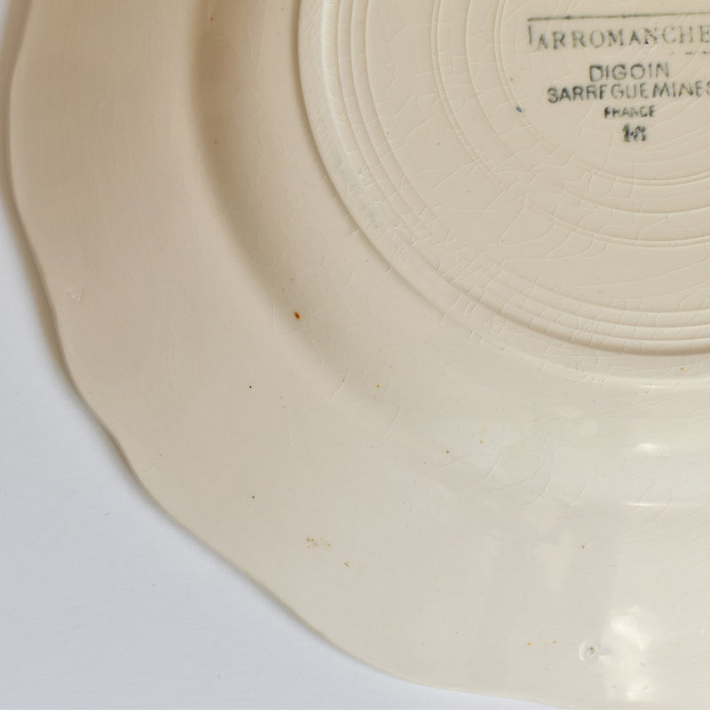 Vintage Plate Digoin & Sarreguemines Arromanches G