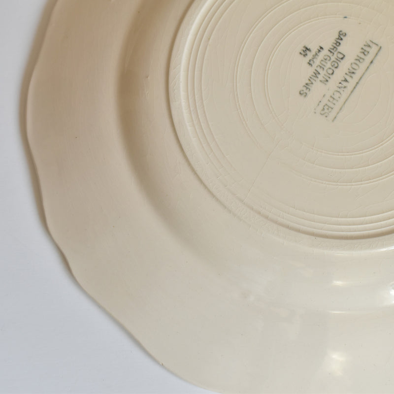 Vintage Plate Digoin & Sarreguemines Arromanches G