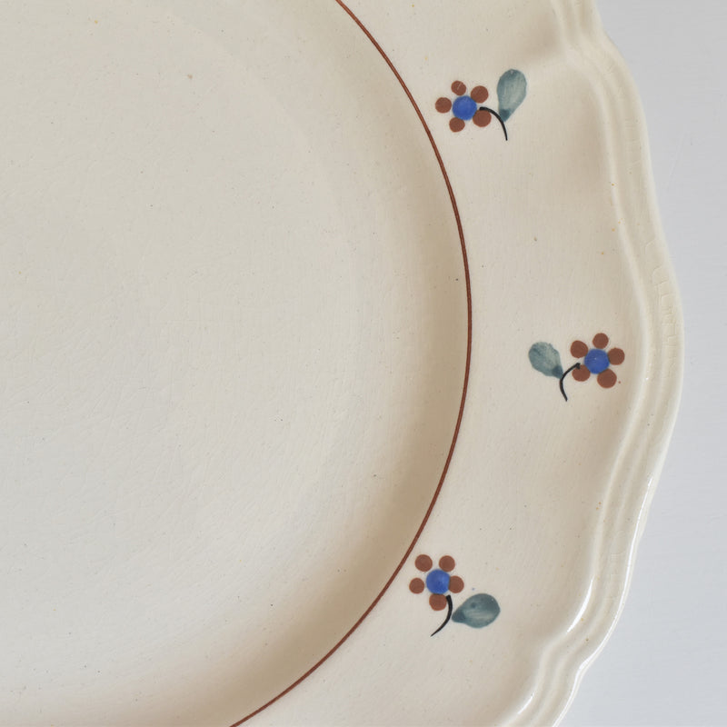 Vintage plate Digoin & Sarreguemines Arromanches H