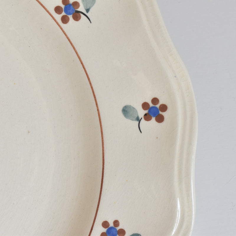 Vintage plate Digoin & Sarreguemines Arromanches H