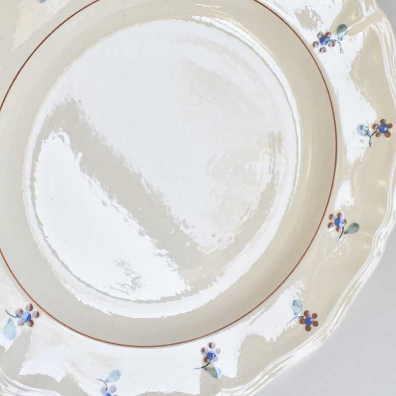 Vintage plate Digoin & Sarreguemines Arromanches H