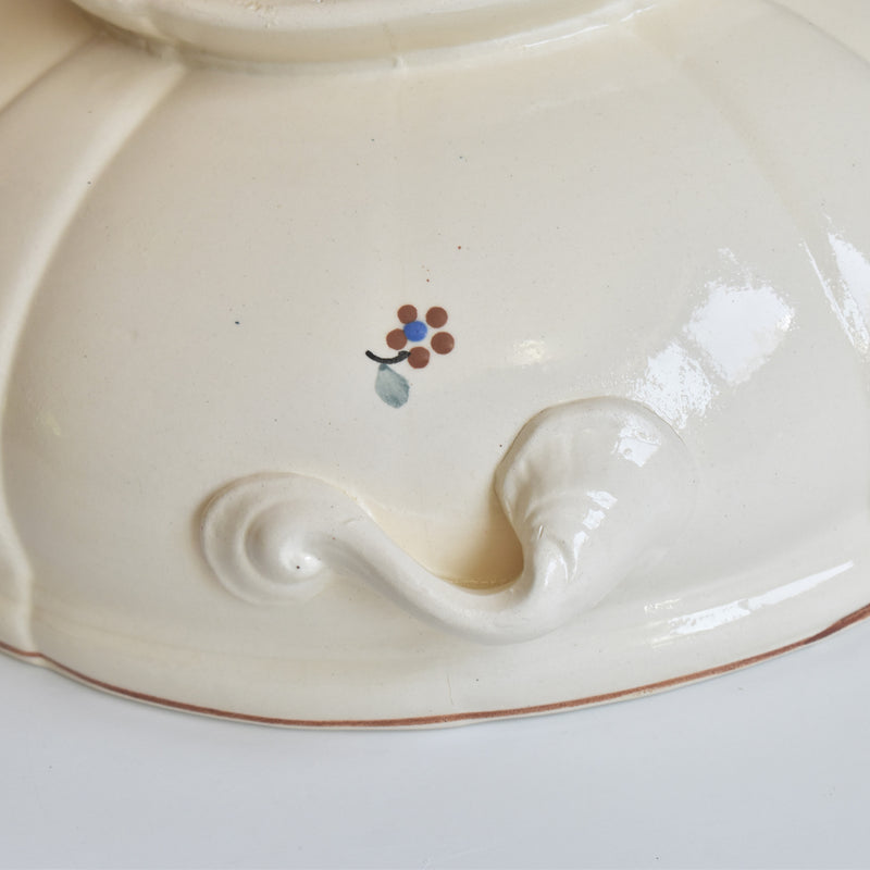 Vintage Salad Bowl, Digoin & Sarreguemines "Arromanches"