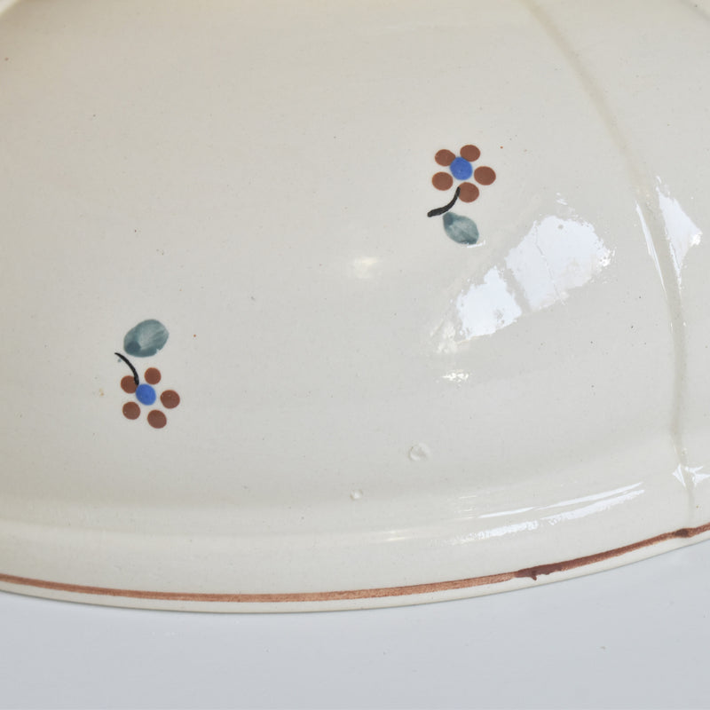 Vintage Salad Bowl, Digoin & Sarreguemines "Arromanches"