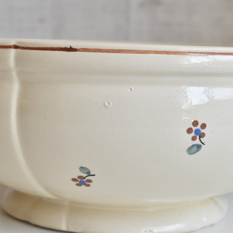 Vintage Salad Bowl, Digoin & Sarreguemines "Arromanches"