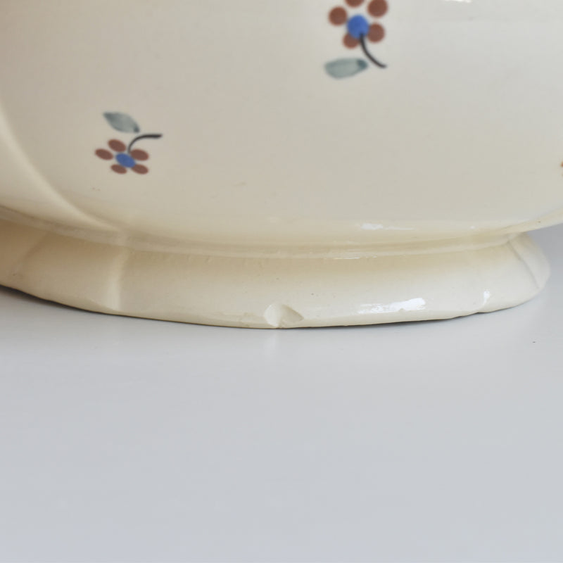 Vintage Salad Bowl, Digoin & Sarreguemines "Arromanches"