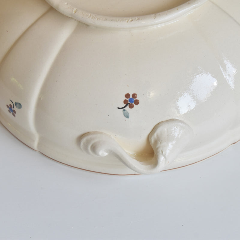 Vintage Salad Bowl, Digoin & Sarreguemines "Arromanches"