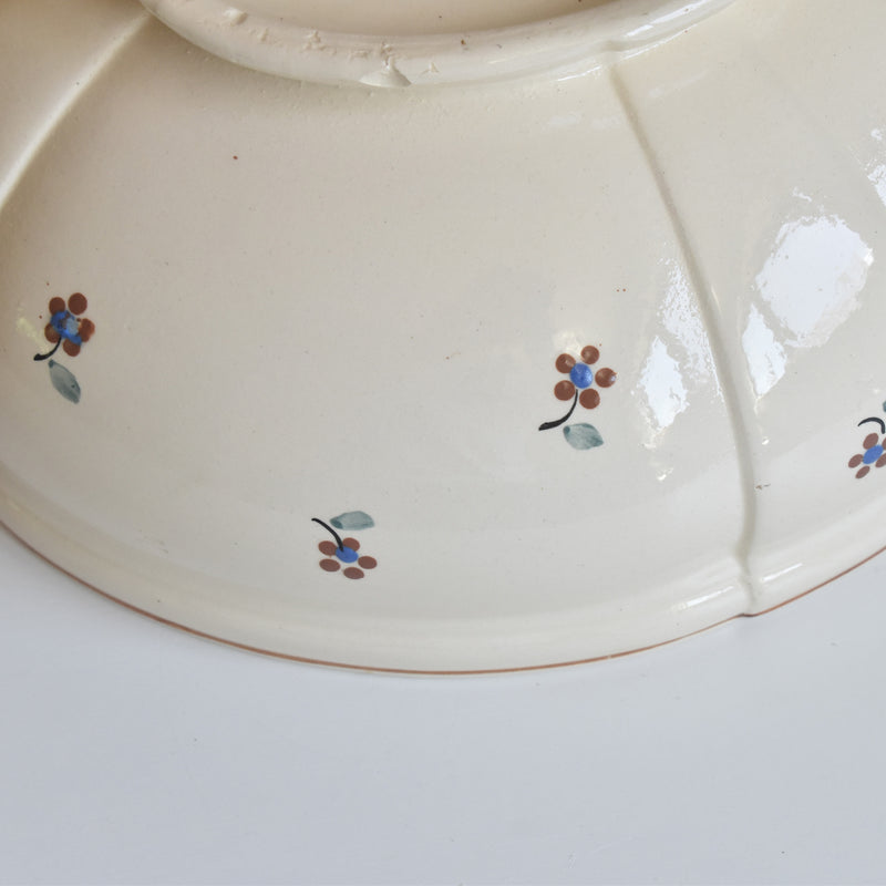 Vintage Salad Bowl, Digoin & Sarreguemines "Arromanches"