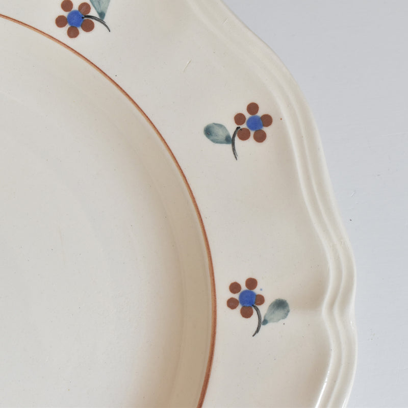 Vintage Deep Plate Digoin & Sarreguemines Arromanches A